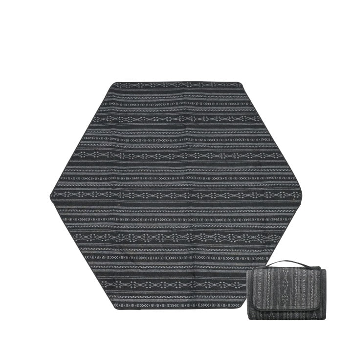 IDOOGEN Hexagon Fabric Capet [Gray]
