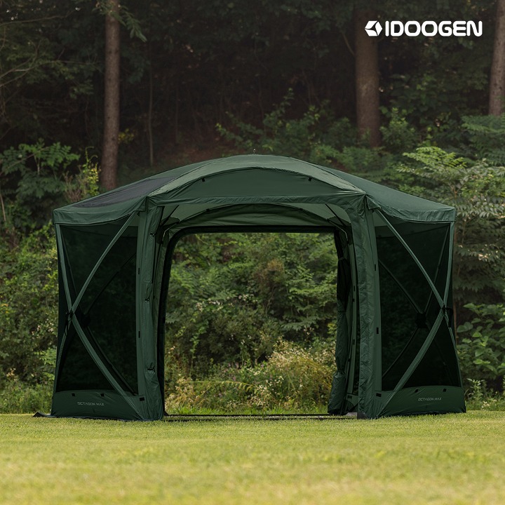 Mobility Octagon MAX Car Tent Docking Tent One Touch Shelter [Dark Green]