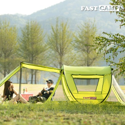 Fastcamp One Touch Pop-Up Tera4 (for 5-6 people) [Light Green]