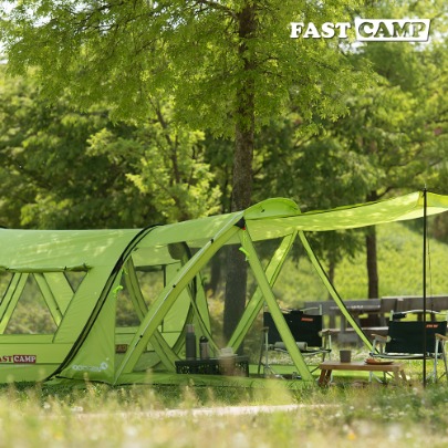 Fastcamp One Touch Pop-Up Tera4 Out Dome (for 5-6 people) [Light Green]