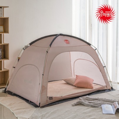DDASUMI Premium Indoor warm and cozy sleep bed tent Mega size / S-PE Pole Brown]