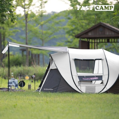 Fastcamp One Touch Pop-Up Tent Mega5 Detachable Extension [Cream White]