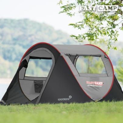 Fastcamp One Touch Pop-Up Tent Basic 3 PLUS+ [Gray]