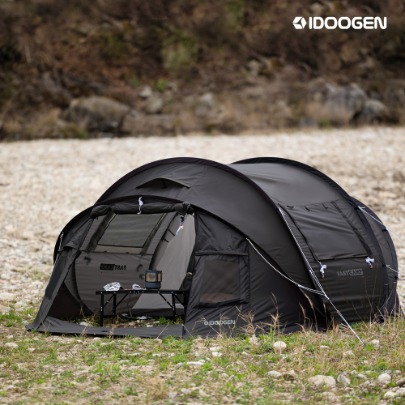 Mount Pro L Living One Touch Shelter Tent [Black]