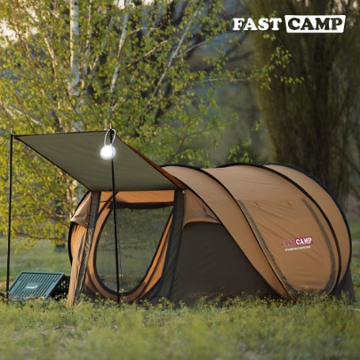 Fastcamp One Touch Pop-Up Tent Super Big 3 [Brown]