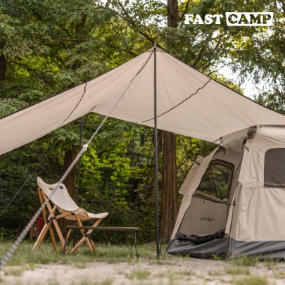 Fastcamp Auto 6 Exclusive Wide Tarp Extension Single Product [Tan]