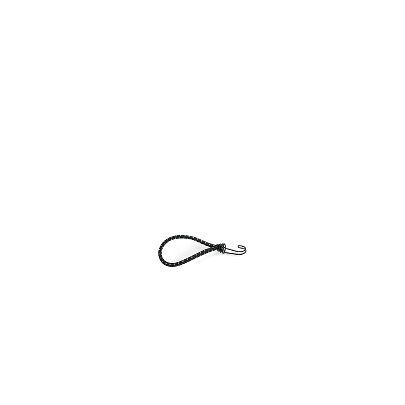 Stretch cord elastic strap 17 cm [Black]