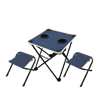 IDOOGEN Picnic Set of 3 (Table + Chair 2) [Navy]