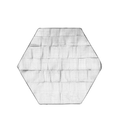 Hexagon Wide Silver Foil Camping Mat Mat Octagon &amp; Octagon MAX A10 Compatible [Silver]