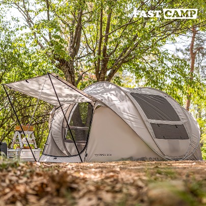 Fastcamp Snail Box One Touch Tent [Light Gray]