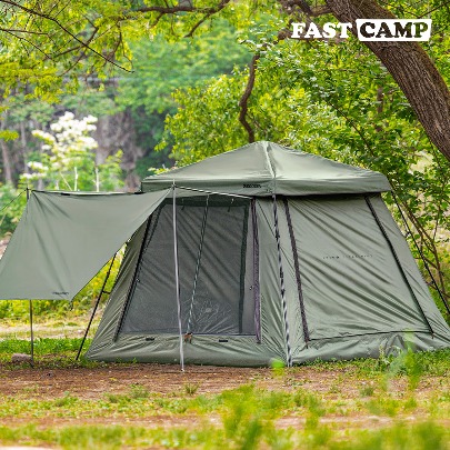 Fastcamp Auto 4 Ultra Wide One Touch Automatic Tent for 5-6 people [Khaki]