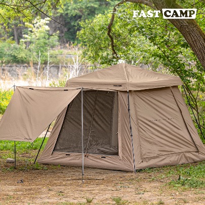 Fastcamp Auto 4 Ultra Wide One Touch Auto Tent for 5-6 people [Tan]