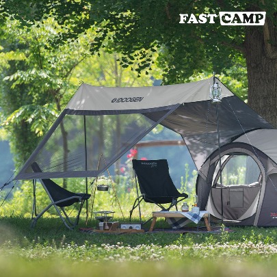 Fastcamp Detachable Wide Tarp Extension Single Item (Opera Suite Only) [Light Gray]