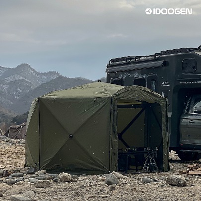 [Pre-order] Bantagon one-touch car camping tent shelter. [Khaki]