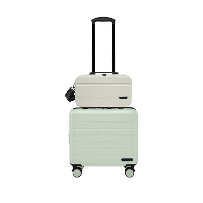 Tourist Ready Bag In-flight Carrier 16 Inch + Utility XS Set [Failmint + Ivory]