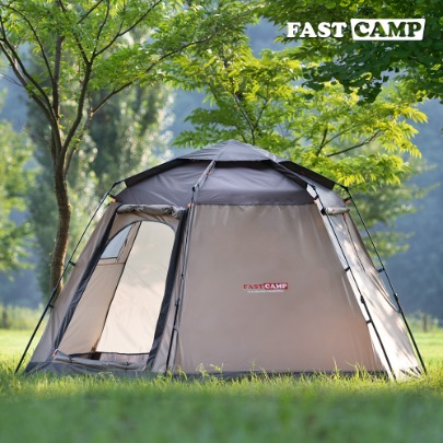 Fastcamp One Touch Hexagon Tent Auto 8 [West Mud]