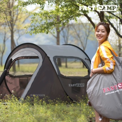 Fastcamp Opera 3 One Touch Tent for 3-4 people [Light Gray]