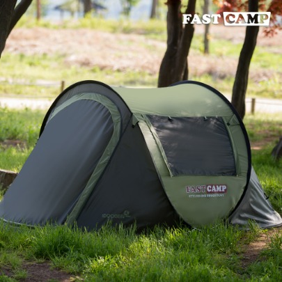Fastcamp One-Touch Pop-Up Tent Basic3 [Green]