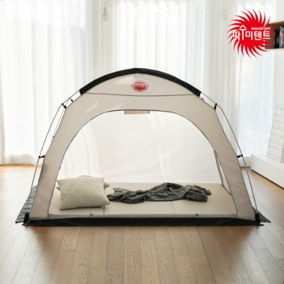 DDASUMI Premium Indoor warm and cozy sleep bed tent Family size / S-PE Pole [Gray]