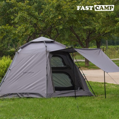 Fastcamp Auto 8 Window One Touch Tent [Chakol Gray]