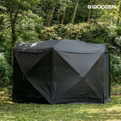 IDOOGEN Octagon One Touch Tent Shelter [Black]