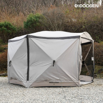 IDOOGEN Octagon One Touch Tent Shelter [Light Gray]