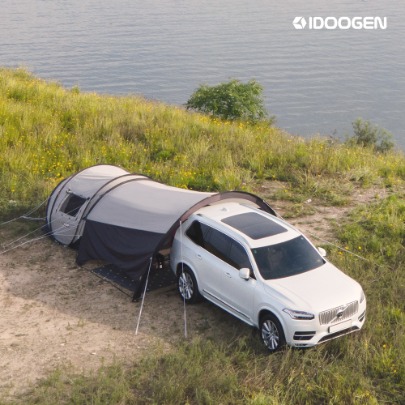 IDOOGEN Mount Pro Car Tent Docking Dome Tarp [Light Gray]