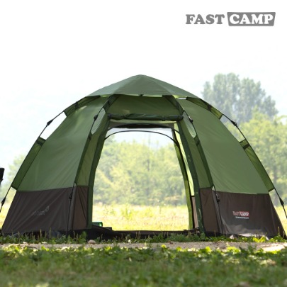 Fastcamp Auto 6 One Touch Tent for 4-5 people [Olive Green]