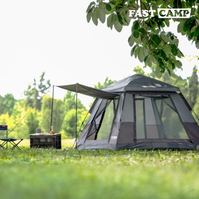 Fastcamp Auto 4 Classic One Touch Tent [Gray]