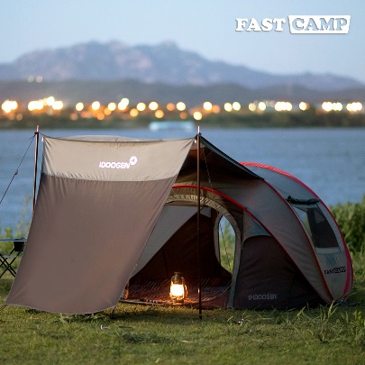 Fastcamp One Touch Pop-Up Tent Mega Suite Detachable Extension [Gray]