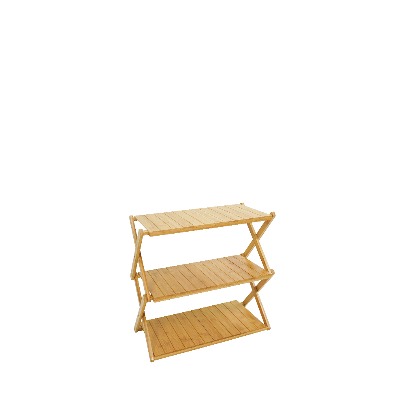 Bambu Wood Shelf Shelf 3-Tier General Type [Wood]