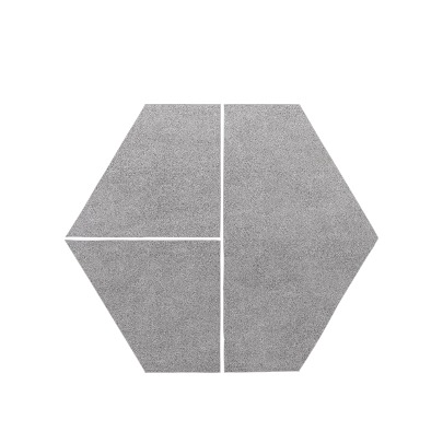 Hexagon Triple Lug Carpet A10 &amp; Octagon &amp; Octagon MAX Tent Compatible [Gray]