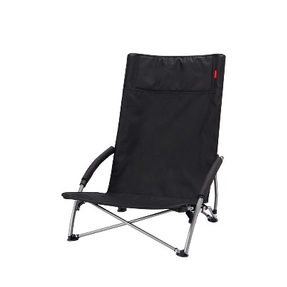 IDOOGEN Relax Low High Back Chair Camping Chair [Black]