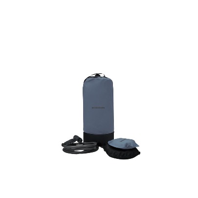 IDOOGEN Auto Freshman Camping Simple Shower Shower Bag 13 L [Gray Blue]