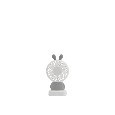 IDOOGEN Zoo LED Fan [Rabbit/Gray]