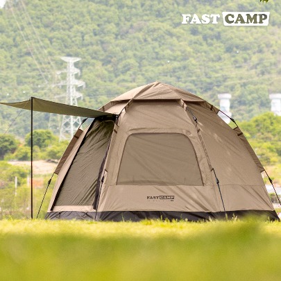 Fastcamp Auto 6 Window 2 One Touch Tent [Tan]