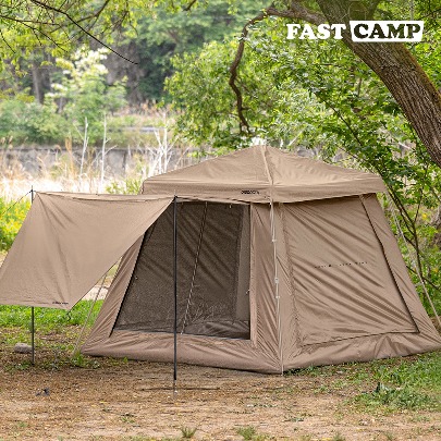 Fastcamp Auto 4 Ultra Wide One Touch Auto Tent for 5-6 people [Tan]