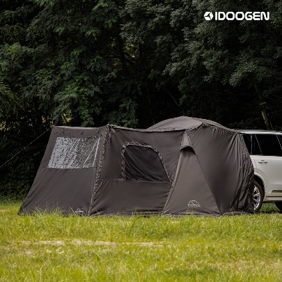 Idugen Mobility BAT MAX Car Camping Tent Docking Shelter [Chocolate Brown]